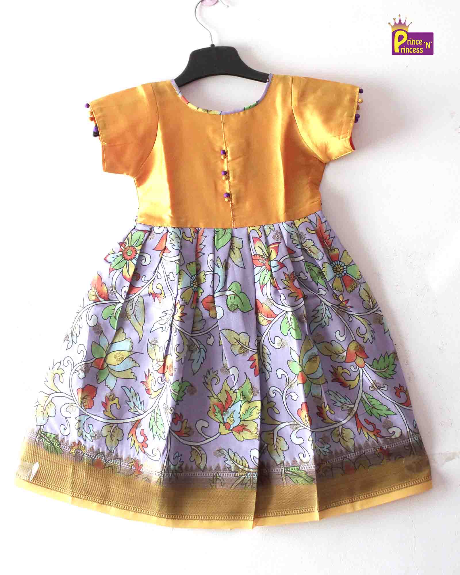 Kalamkari frocks for babies hotsell