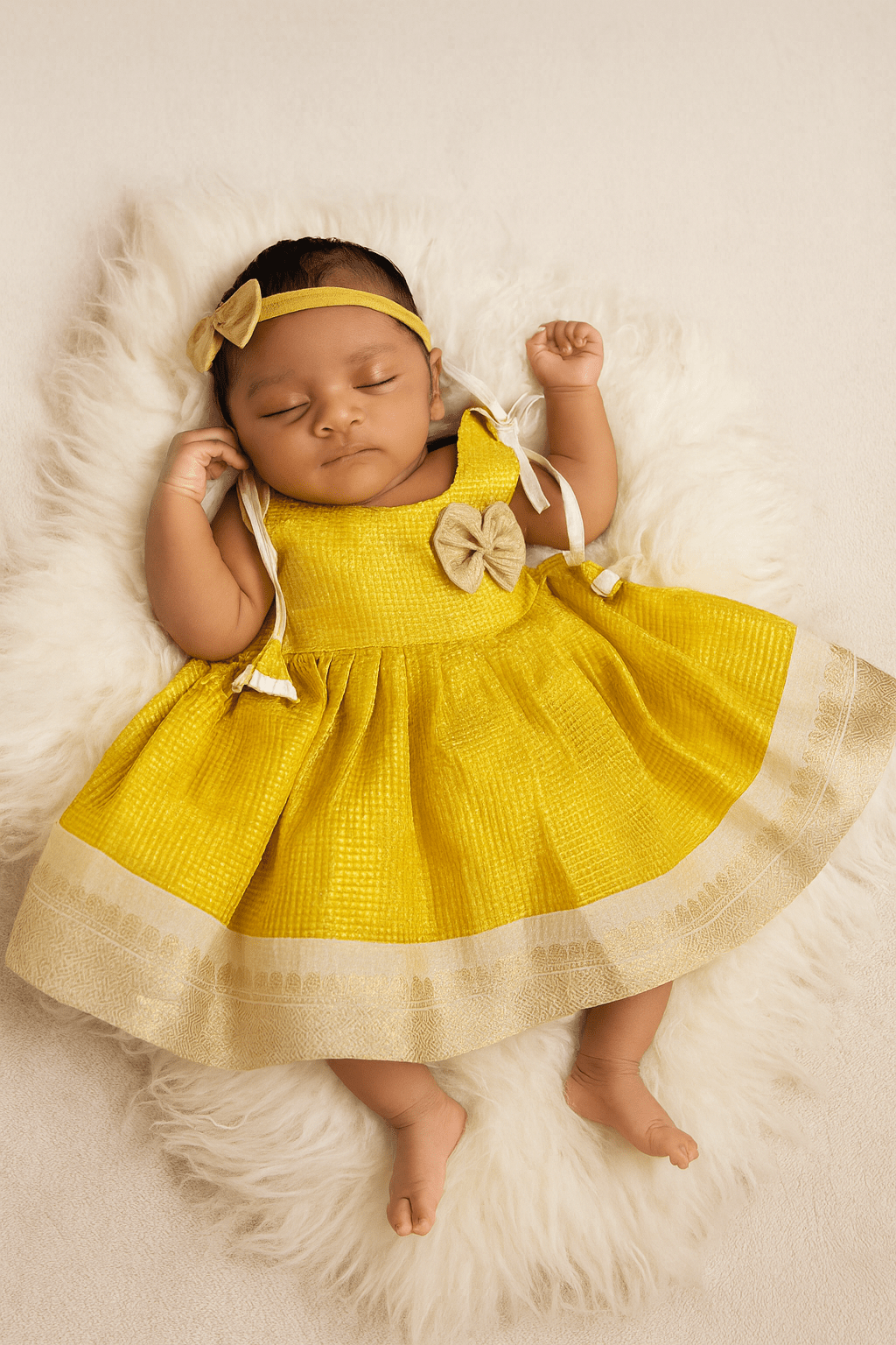 yellow dress newborn Newborn Yellow Lakshana Frock