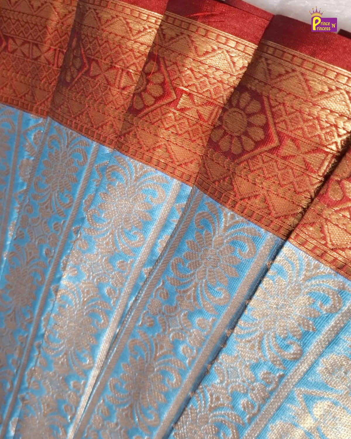Modern Pattu Pavadai for Girls | Halter Neck Festive Wear PPP2193