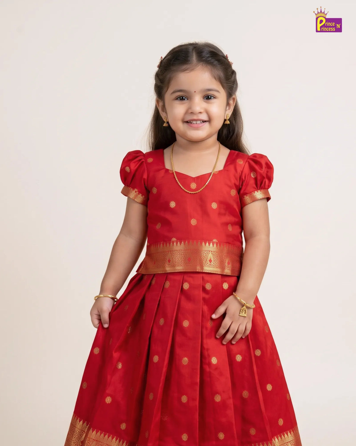 Pattu Pavadai for Girls | Navratri, Diwali & Wedding Wear PPP2146