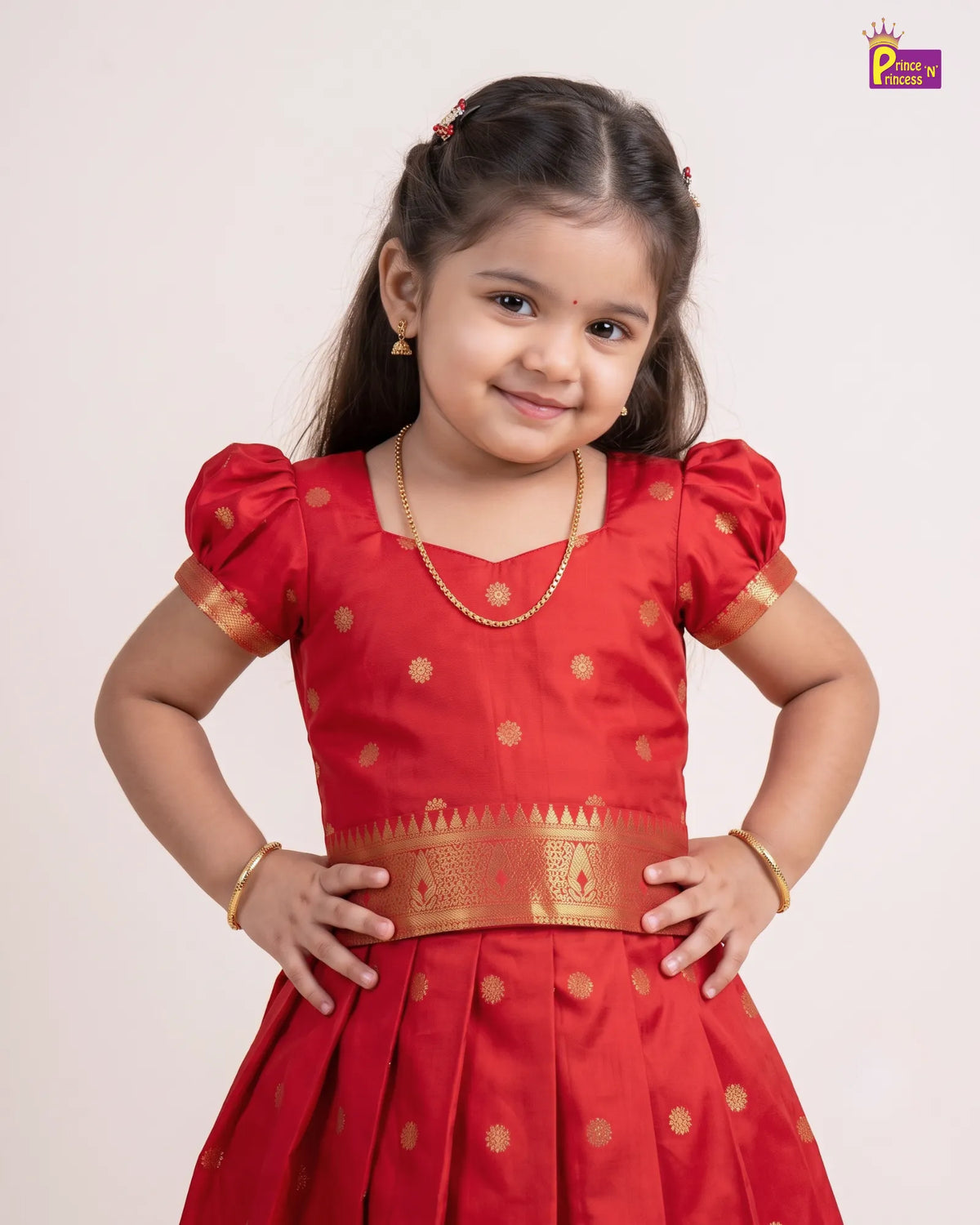 Pattu Pavadai for Girls | Navratri, Diwali & Wedding Wear PPP2146