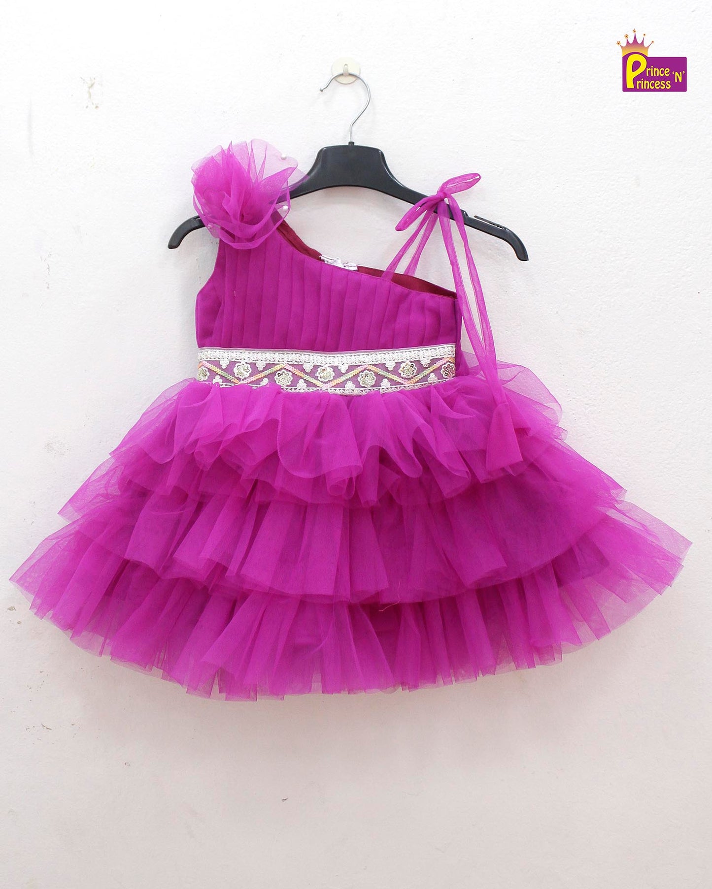 Kids Pink Birthday Frock  BG228