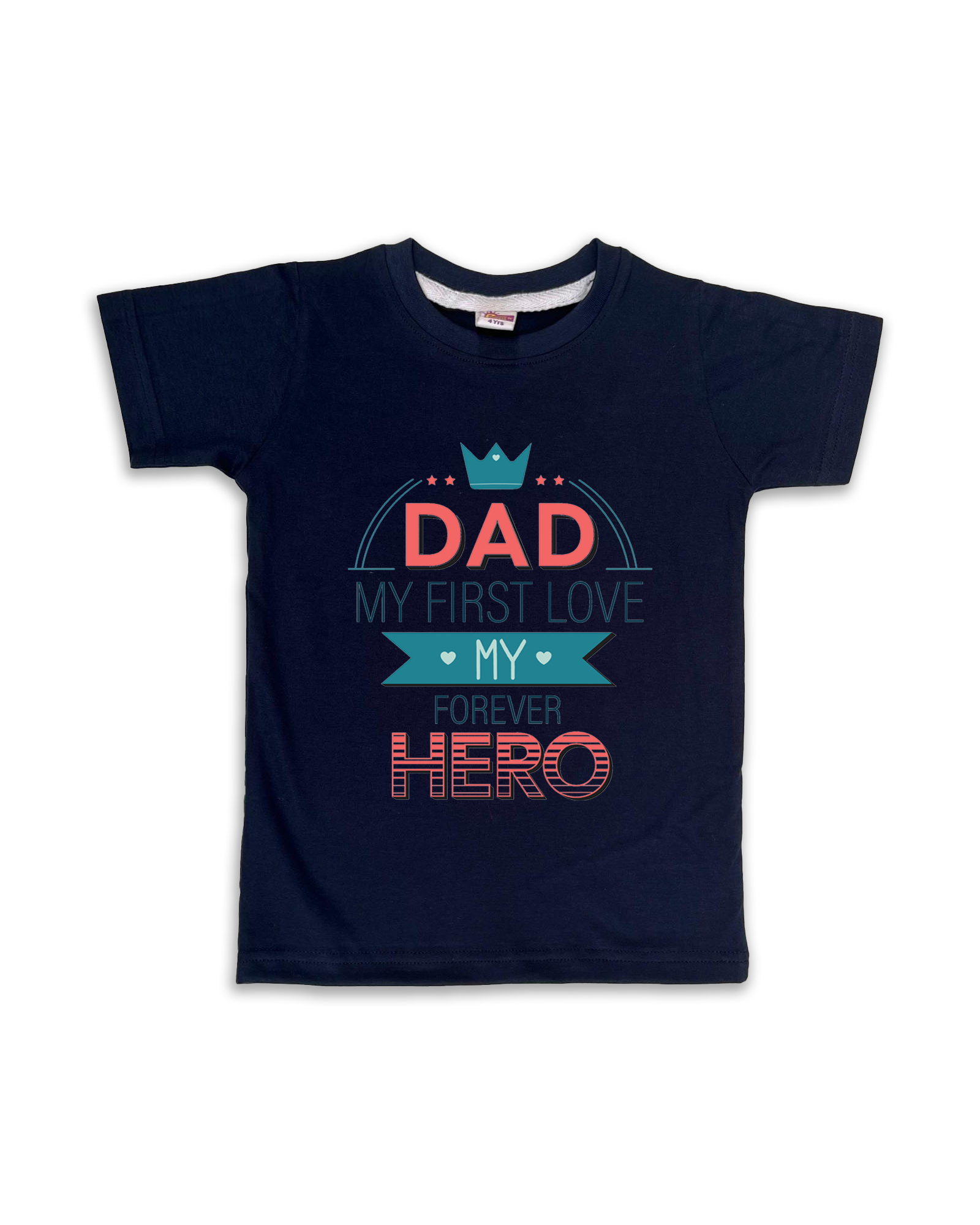 Unisex T-Shirts Half Sleeve (Navy) FTS027