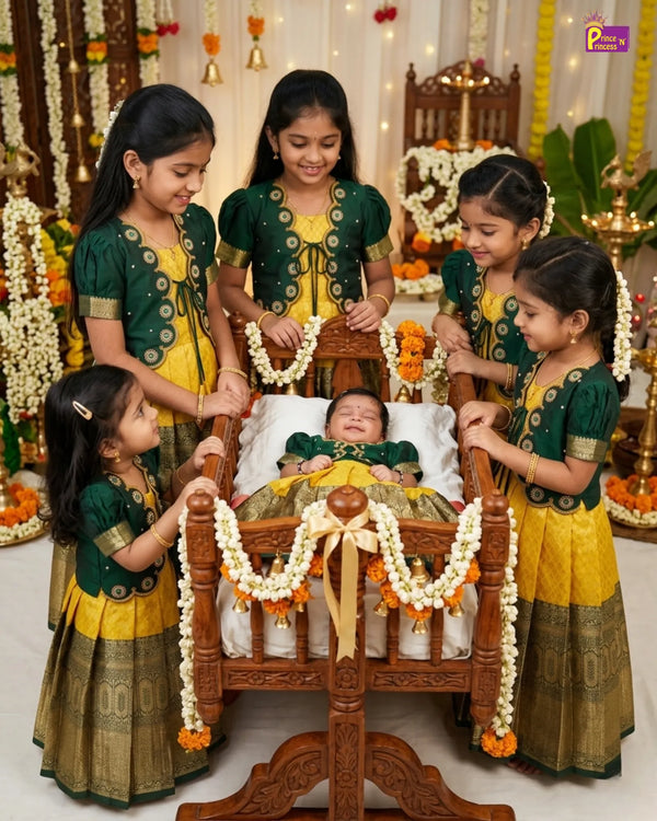Make this festive season unforgettable with beautiful traditional outfits for your little ones. 💛