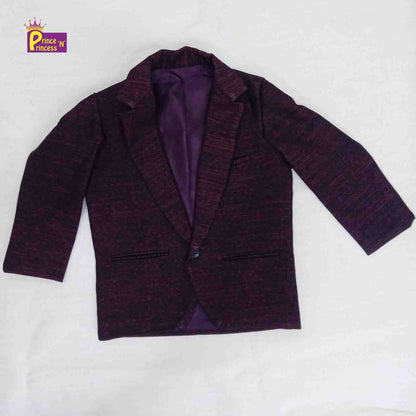 Boys Whine Blazer overcoat set  KB013 Prince N Princess