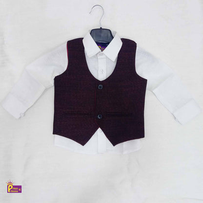 Boys Whine Blazer overcoat set  KB013 Prince N Princess