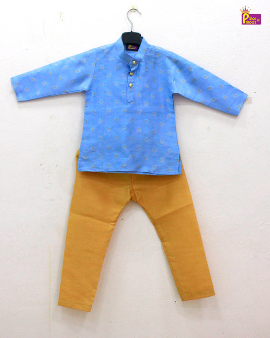 Boys Blue sandal  Kurta Pajama KP105