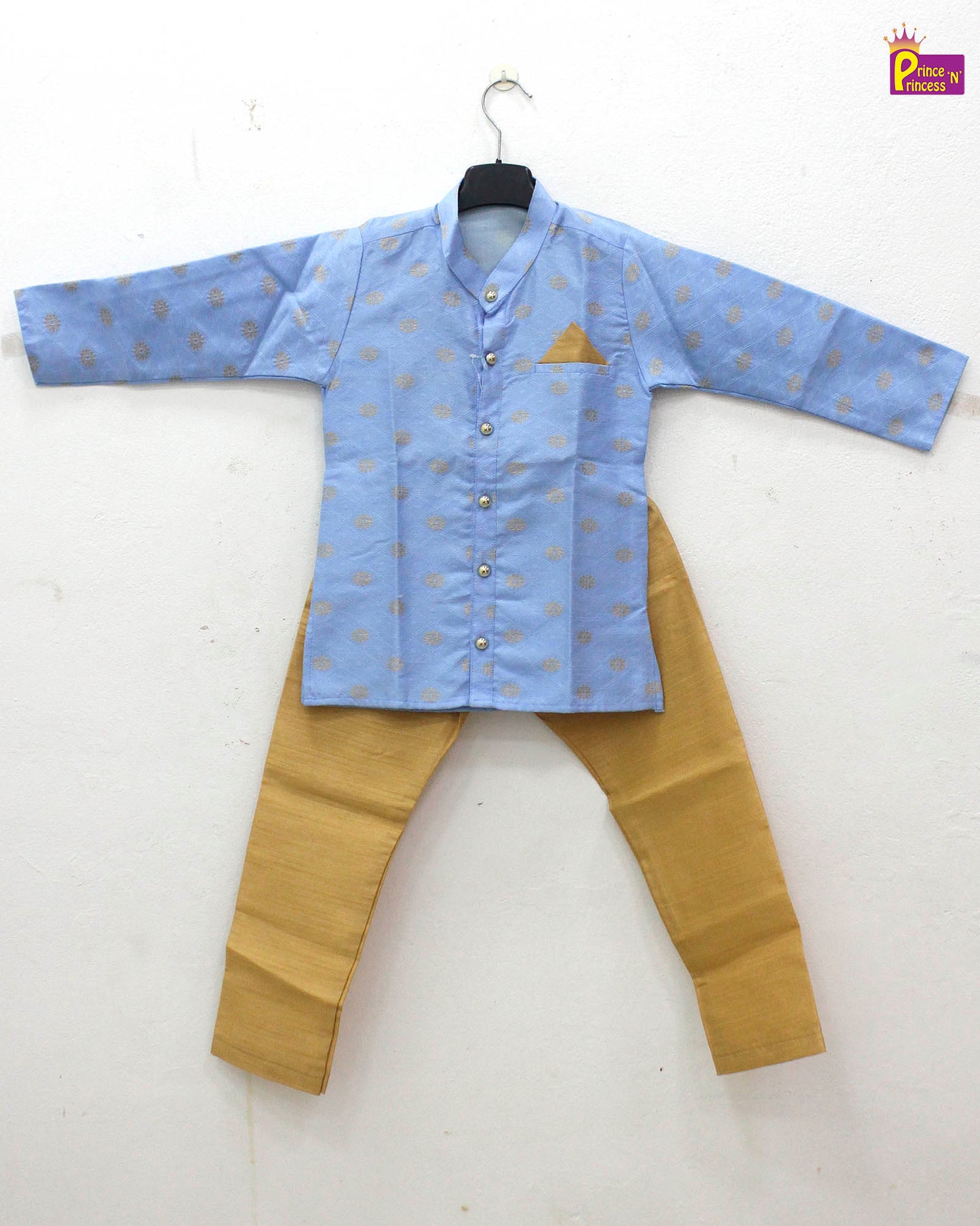 Boys Blue sandal  Kurta Pajama KP132