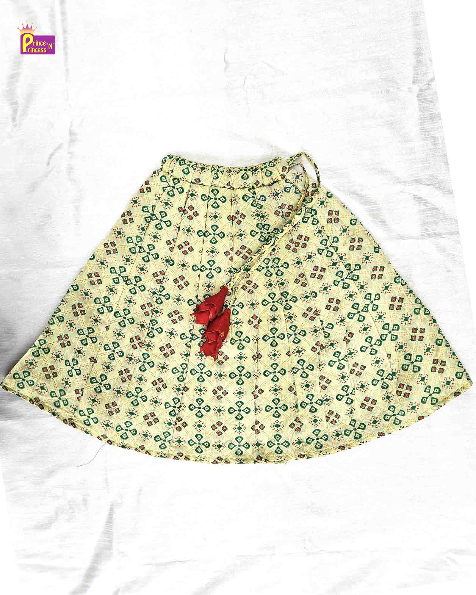 Kids Green Red frills  Lehenga Choli  LC228 Prince N Princess