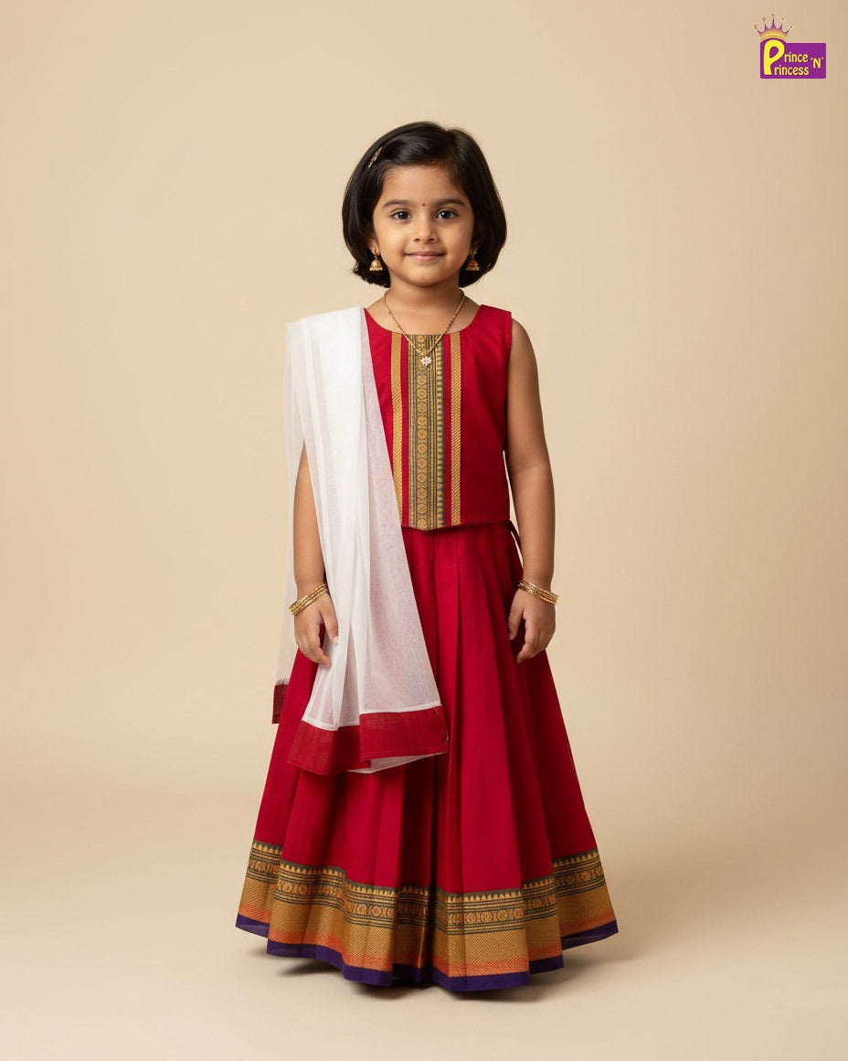 Chettinad Cotton Lehenga Choli LC295