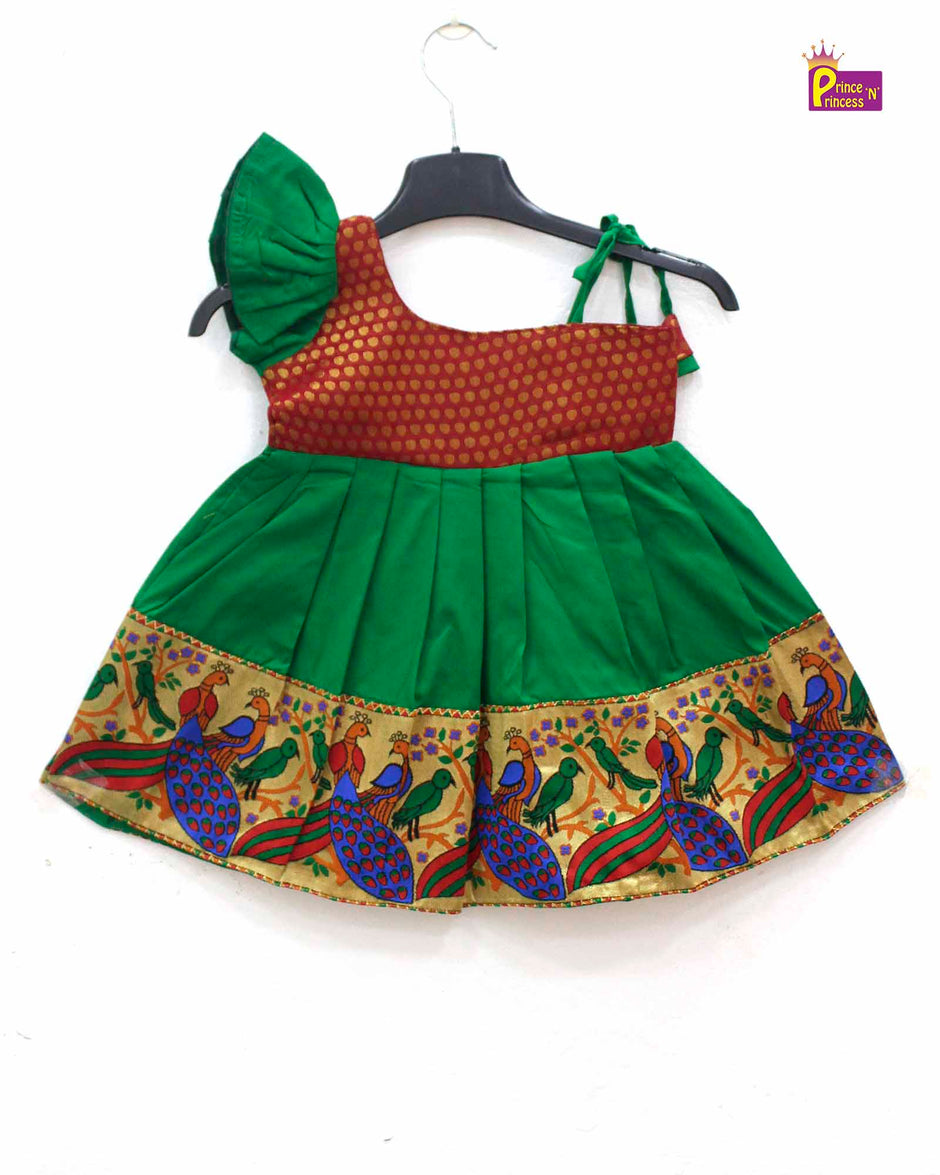 Pattu Frock-RiyaFGold- Just Dropped !