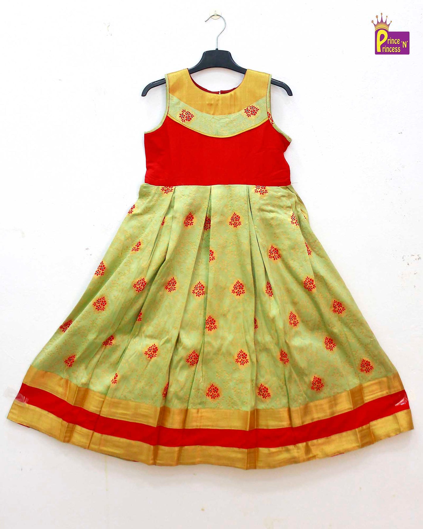 Prince N Princess Pista Red Gown PG203