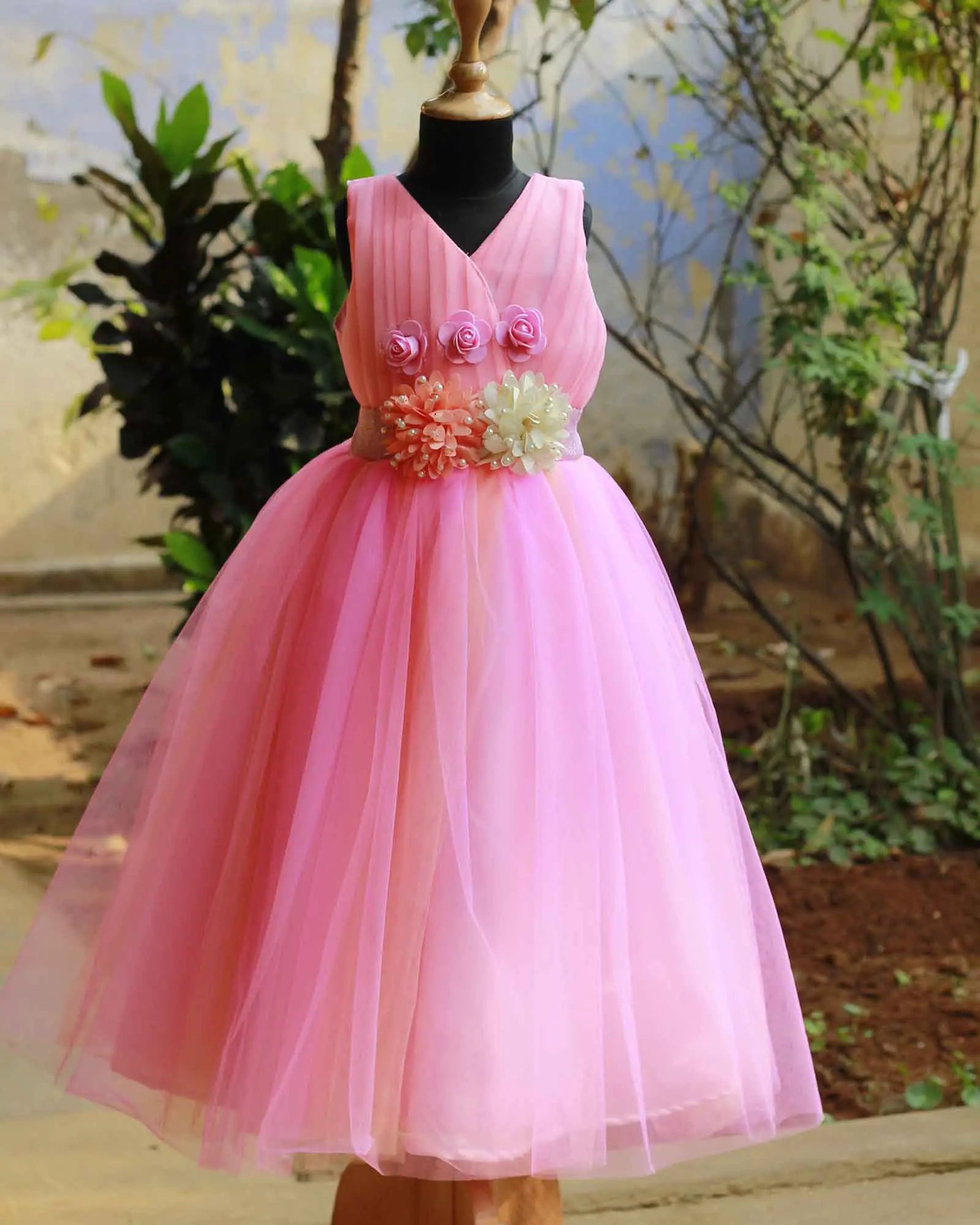 Pronovias | TR STYLE 155 Yellow Ruffle Ball Gown HK | Designer Bridal Room