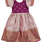 Kids Traditional Purple aari Long gown  PG441