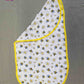 Reversable Yellow white Muslin Cotton Towel PMT001