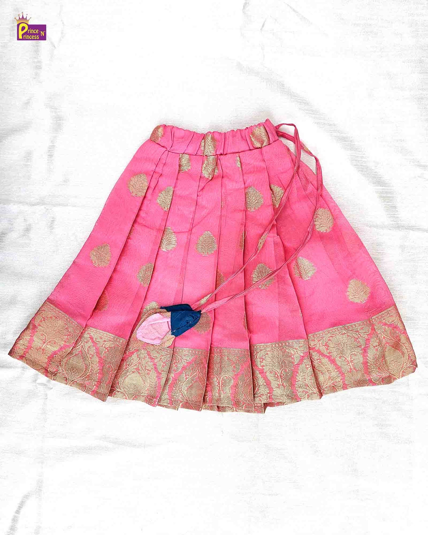 Kids Baby Pink Rama blue Trendy Pattu pavadai PPP1501 Prince N Princess