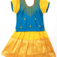 Rama Green Yellow Embroidery Aari Work Pattu Pavadai Ppp1016