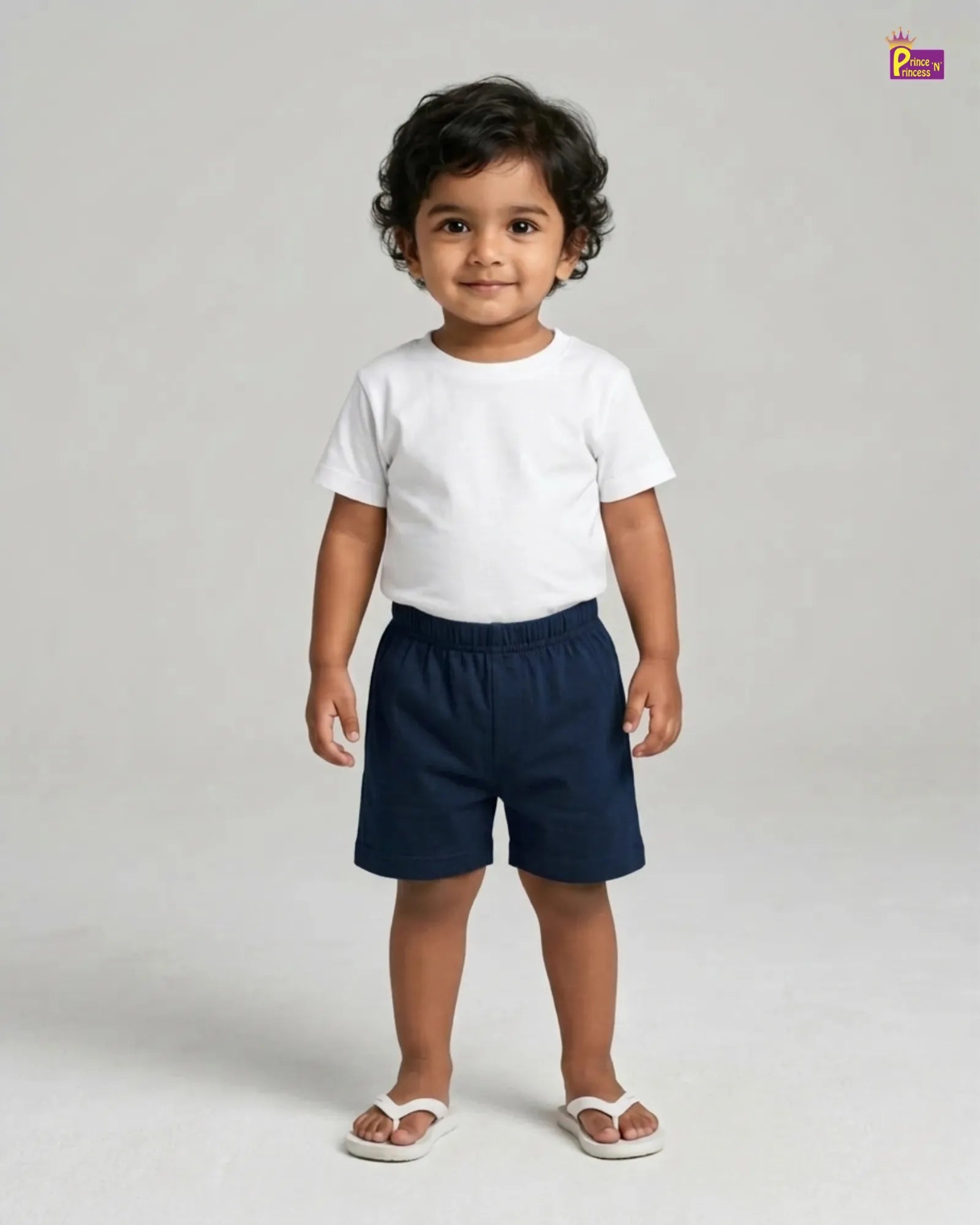 Kids Cotton Trousers in Dark Navy SH039