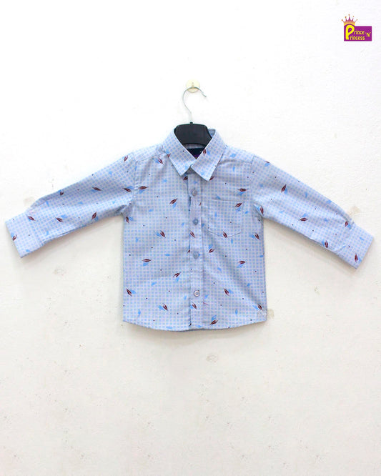 Kids Blue Full Sleeve shirt ST055