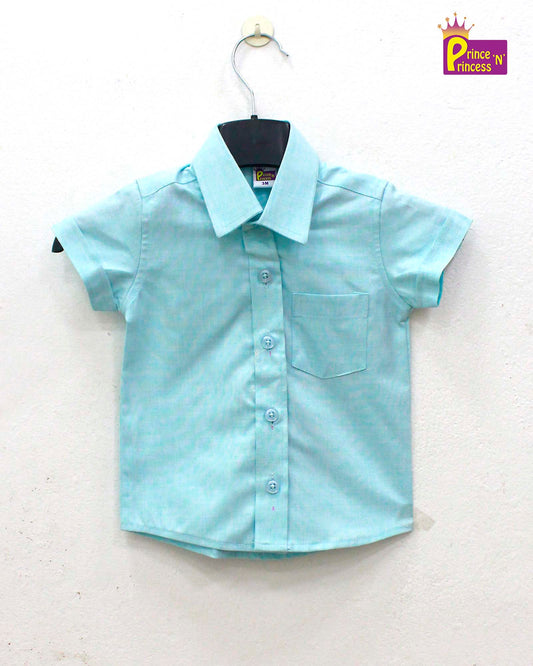 Kids Skyblue Half sleeve shirt ST070