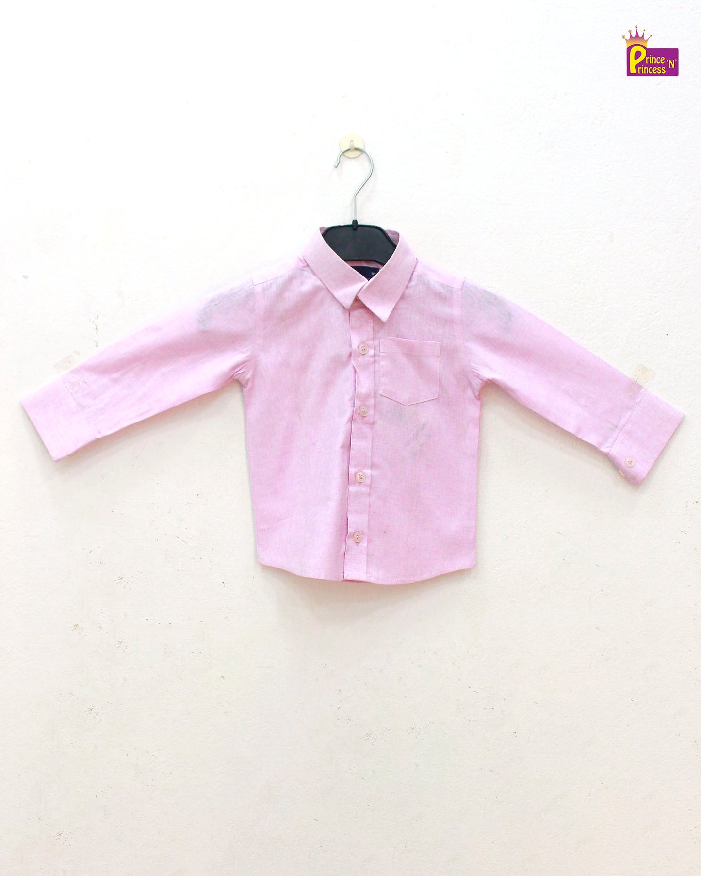 Kids Pink Full Sleeve shirt ST109