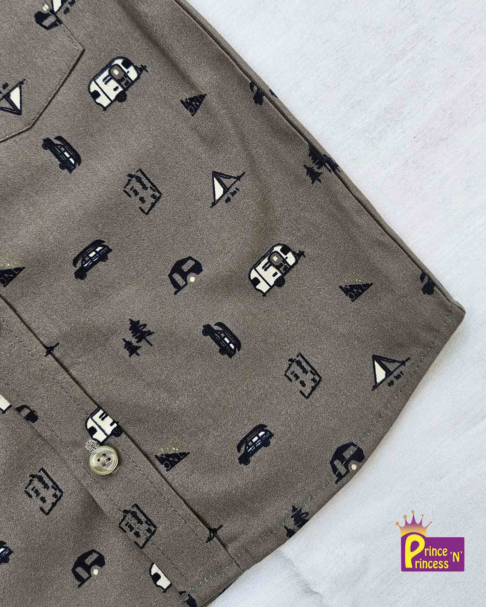 Kids Cotton Printed half Sleeve shirt ST152