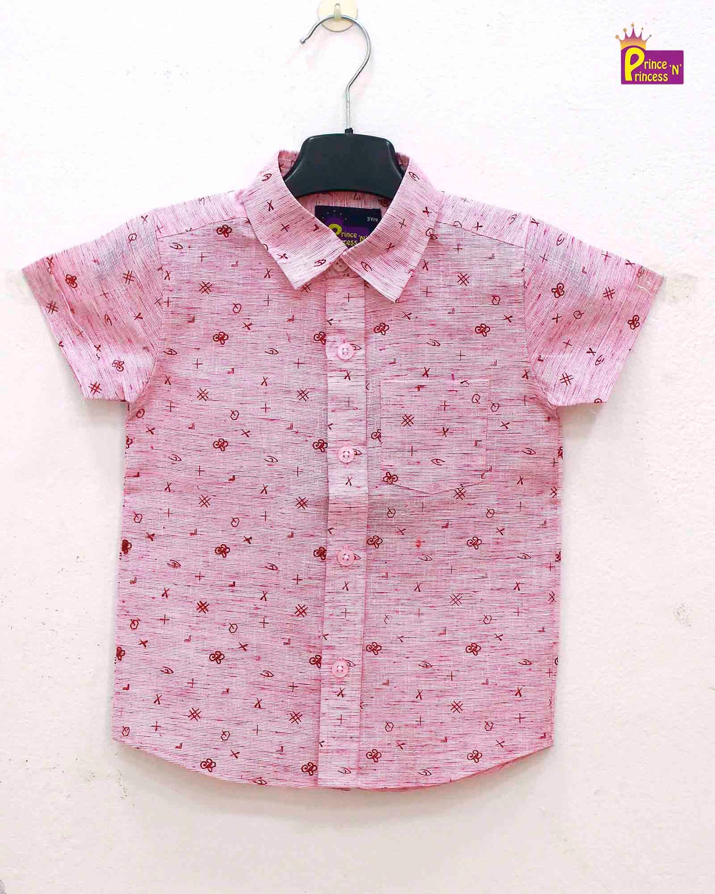 Kids Cotton Printed half Sleeve shirt ST154