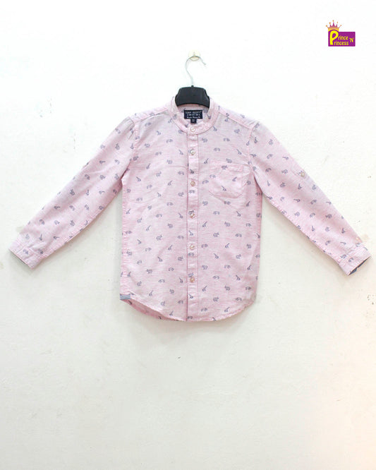 Kids Pink Full sleeve shirt ST197