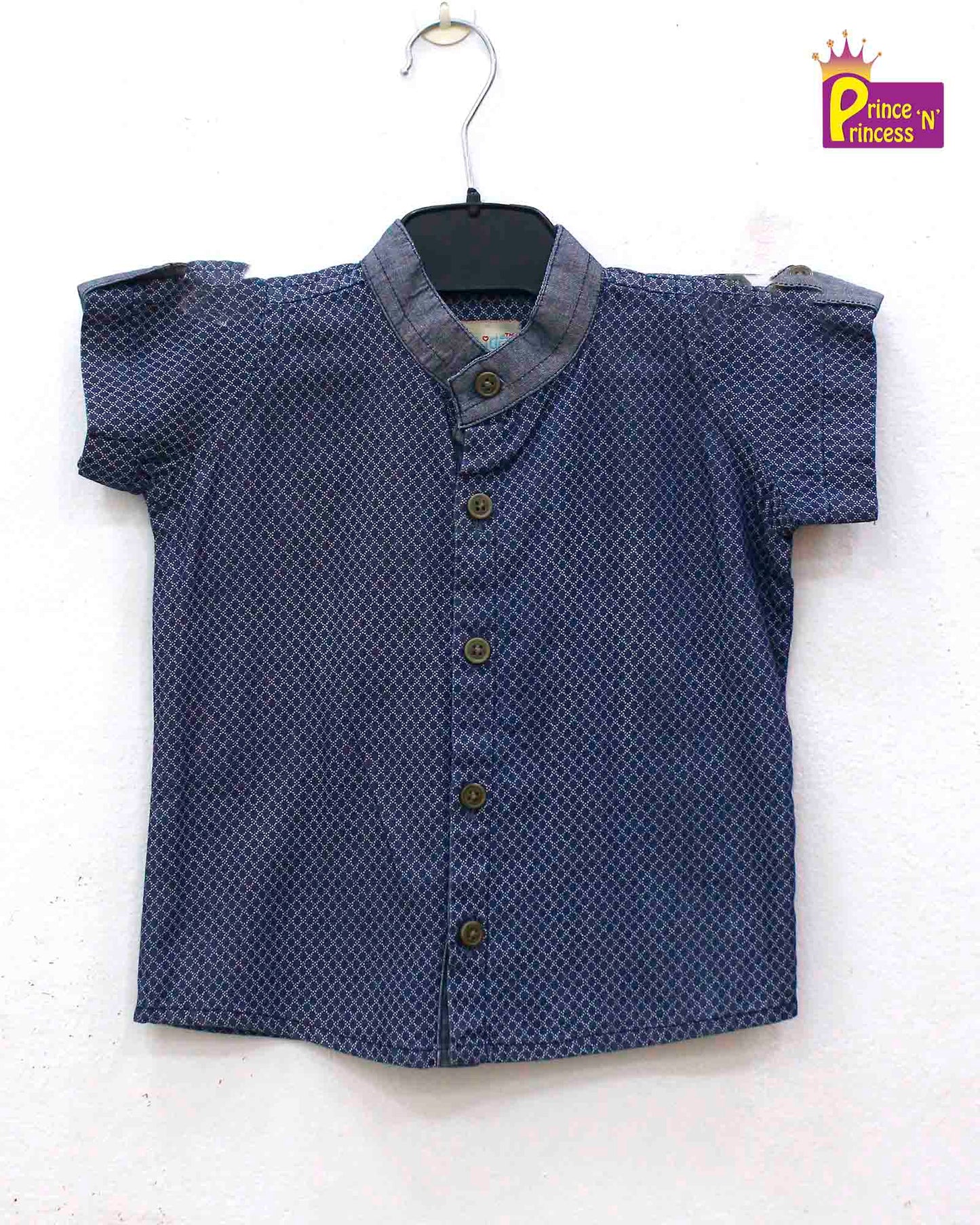 Kids Navy Halfsleeve shirt ST199