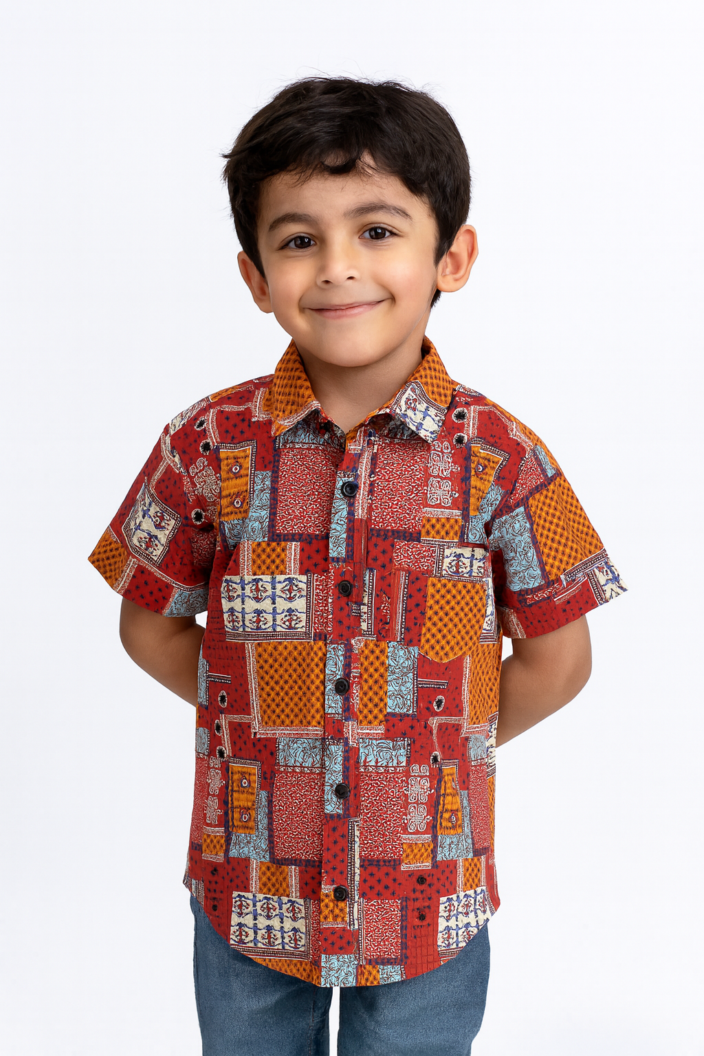 Kids Red Trendy shirt ST209