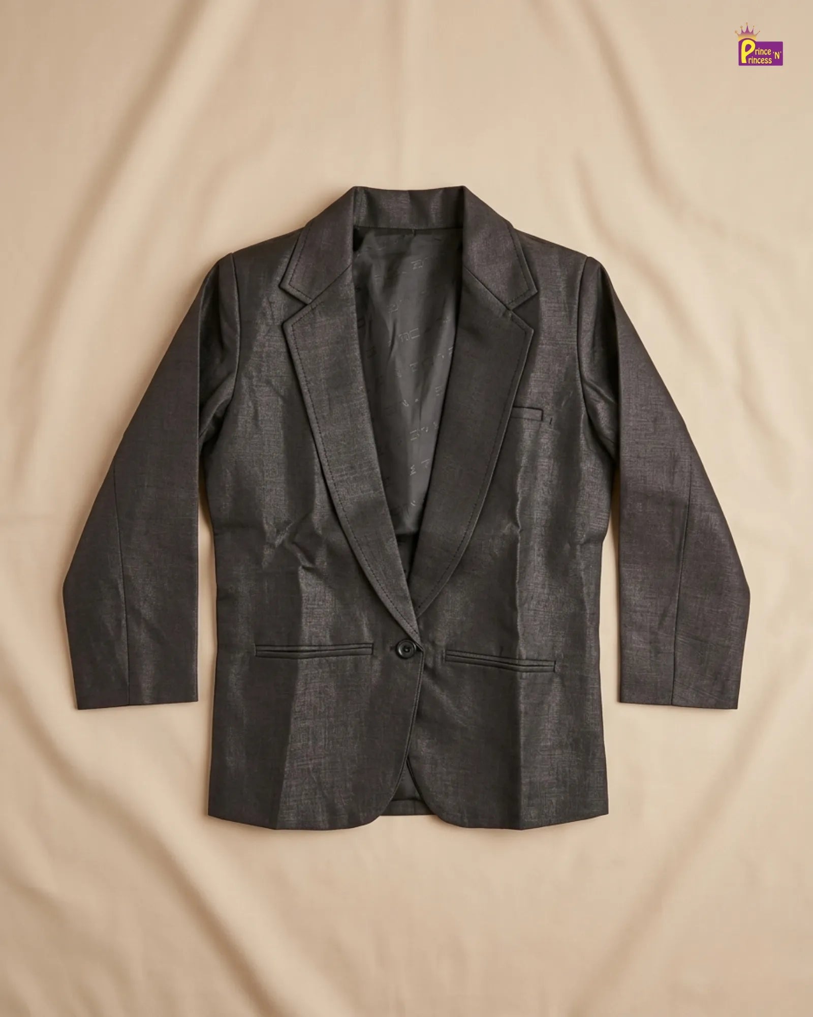 Boys Blazer Overcoat Set in Black KB016 for kids festival wear