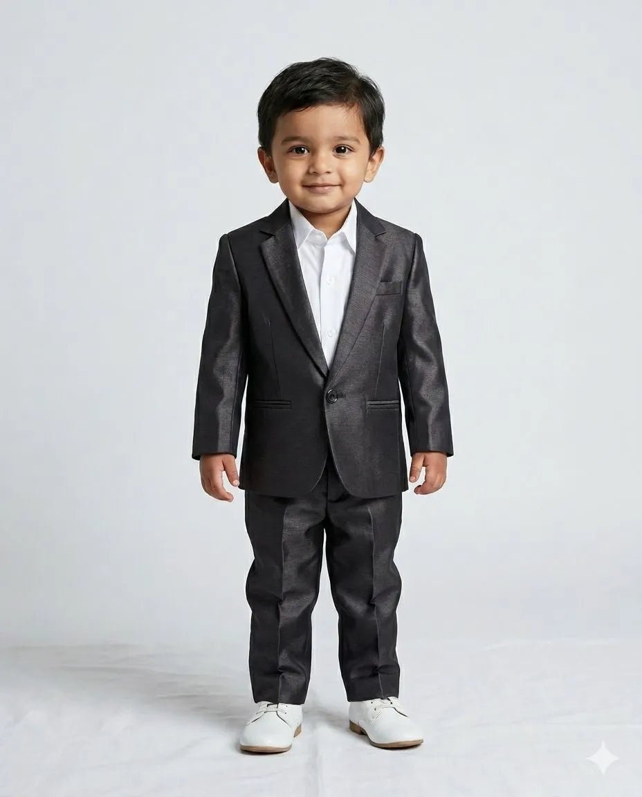 Boys Blazer Set in Black KB009 for kids festival wear