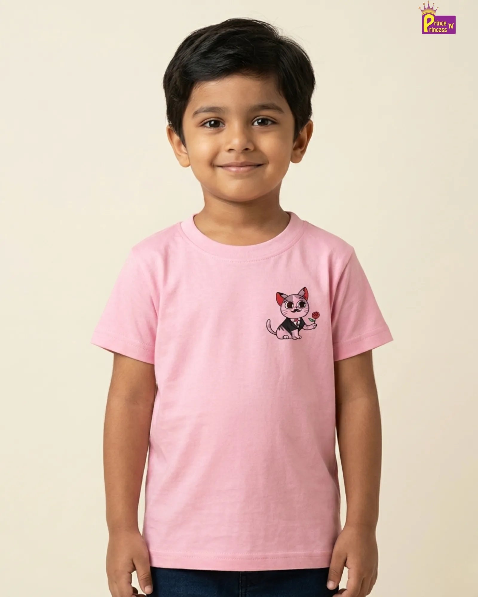 Boys Blue Color Block T-Shirt | Kids Casual Summer Outfit GTS084 for kids festival wear