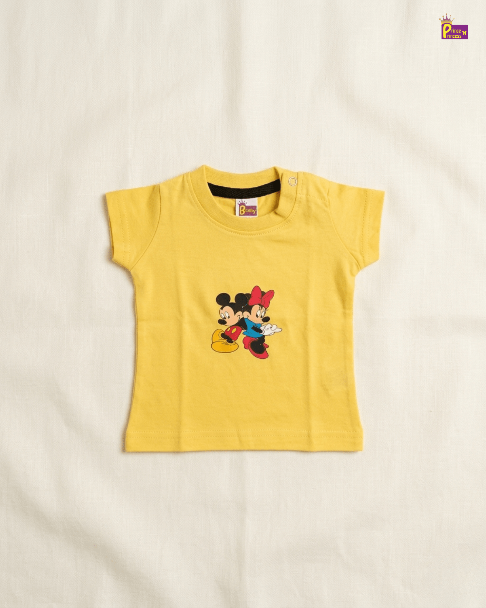 Boys Cotton Fused in Yellow T-Shirt TS118 for kids festival wear