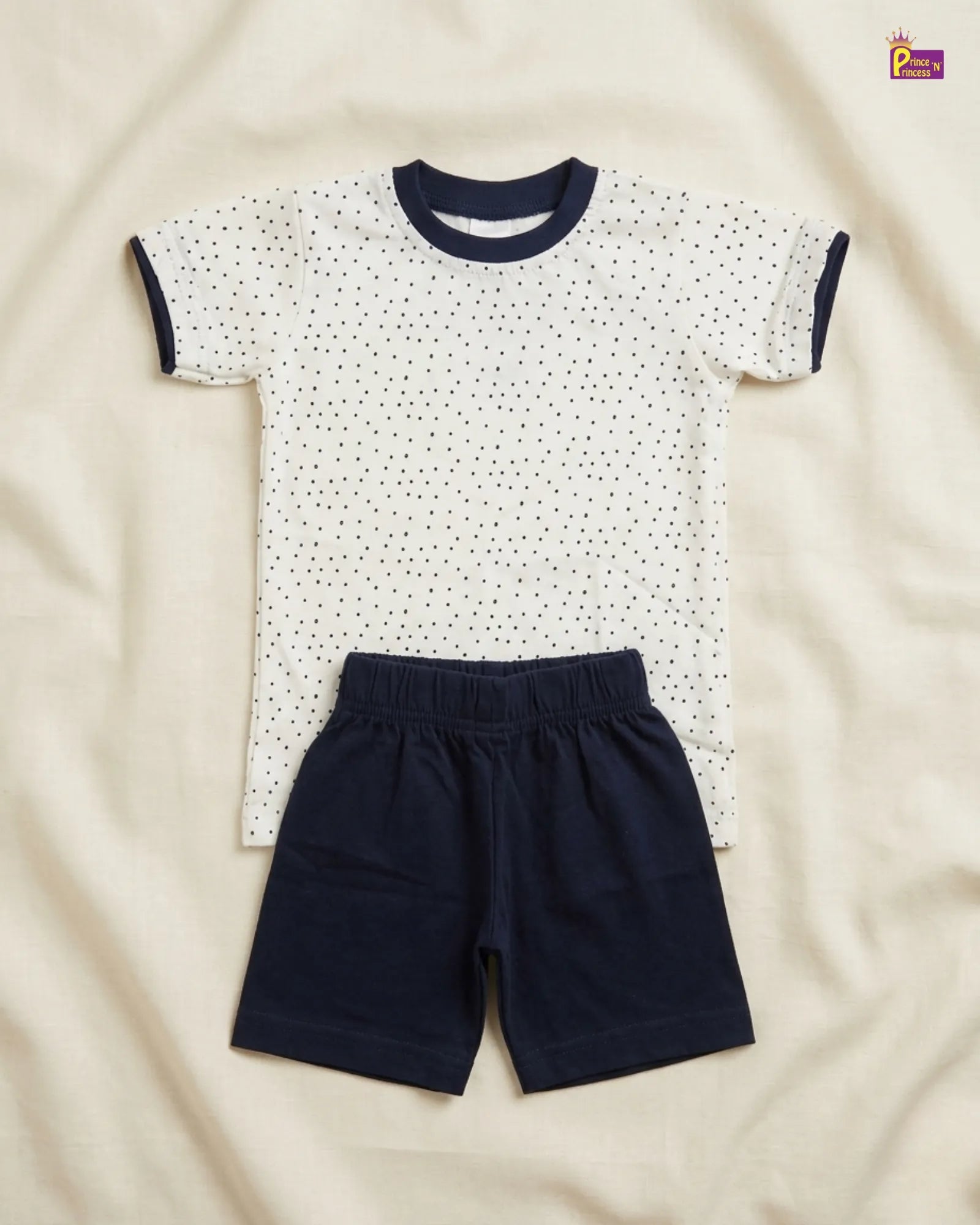 Boys Cotton Prnted in White T-Shirt TS076 for kids festival wear