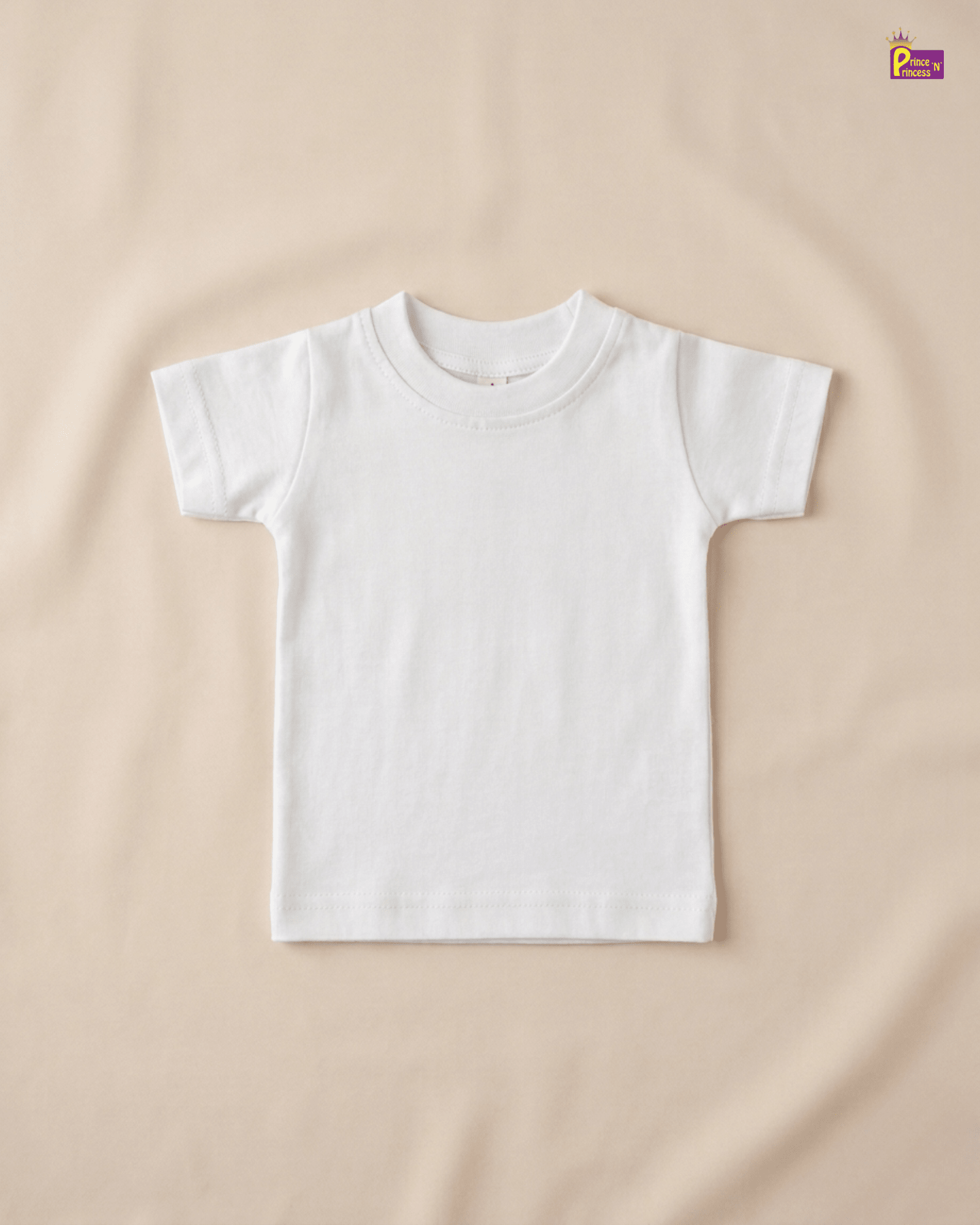 Boys Cotton T-Shirt in White TS047 for kids festival wear