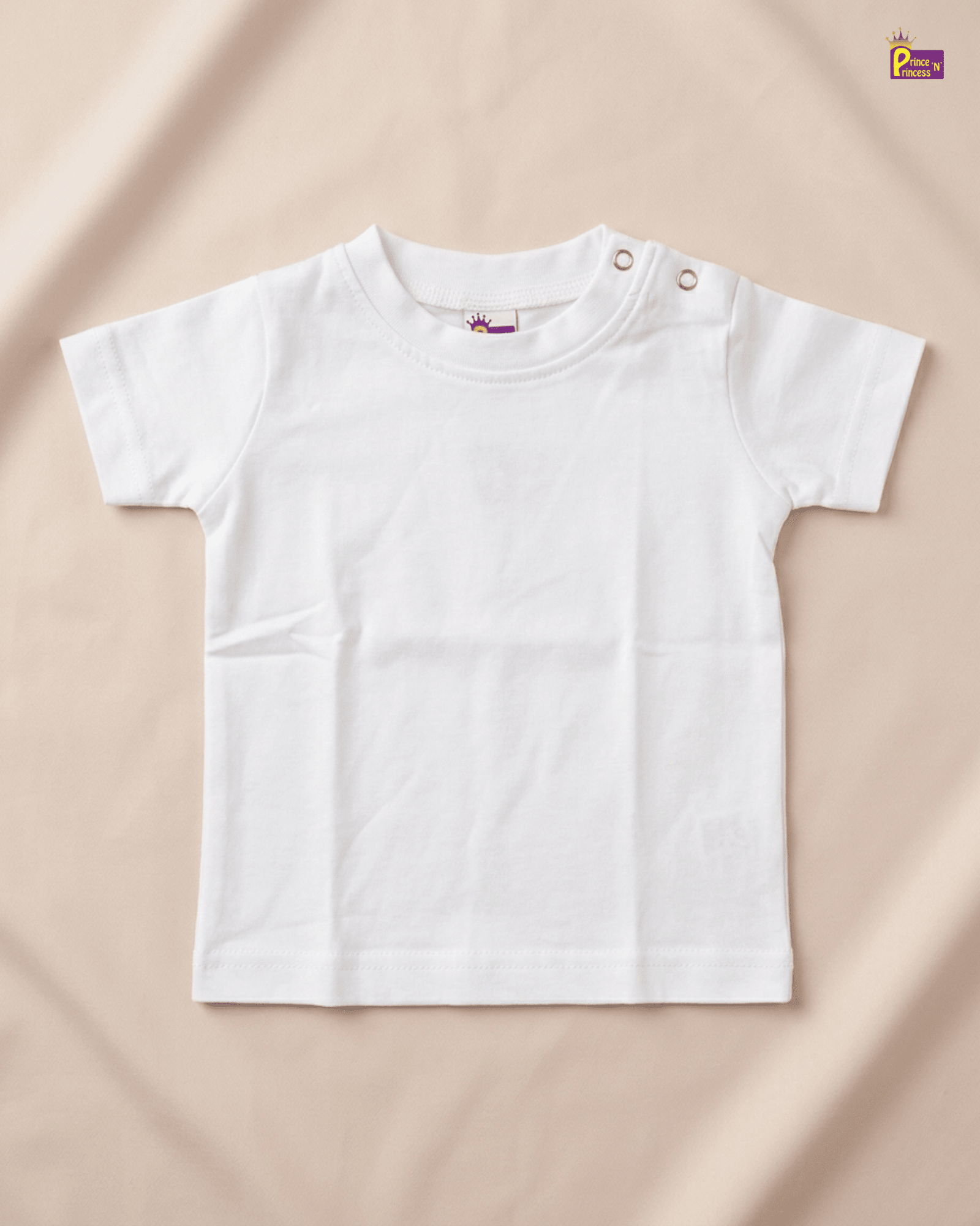 Boys Cotton T-Shirt in White TS174 for kids festival wear