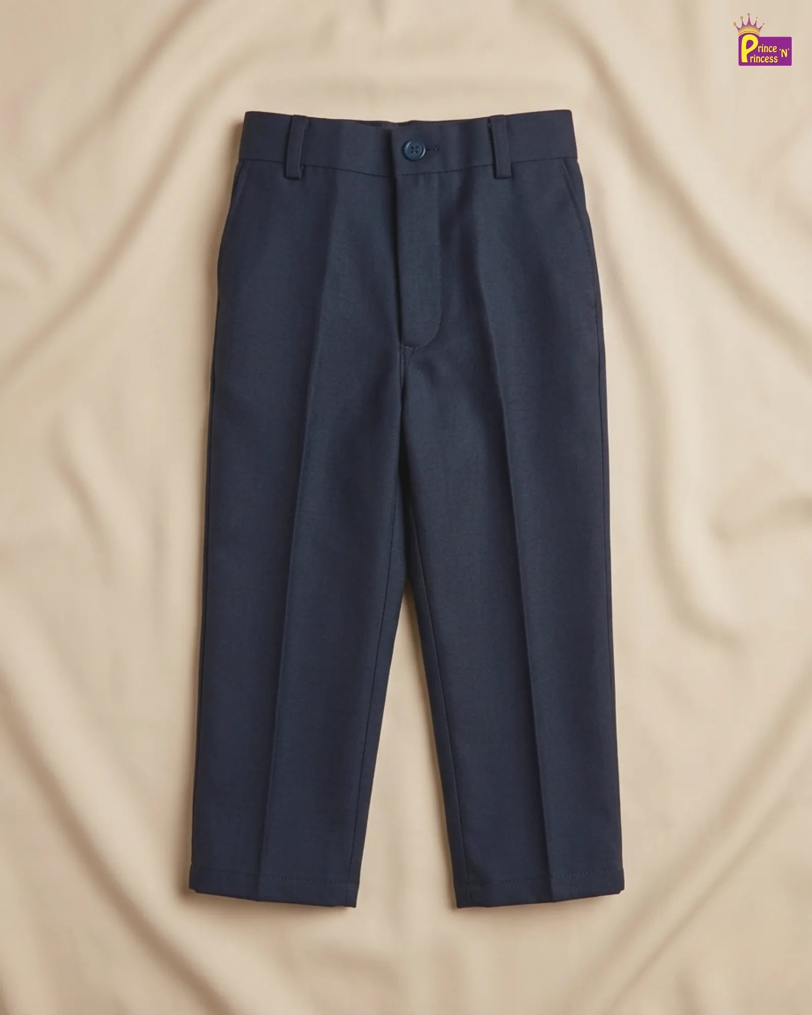 Boys Formal Pant - Kids Charcoal Grey Straight Fit Dress pant for School & Party PT055 for kids festival wear
