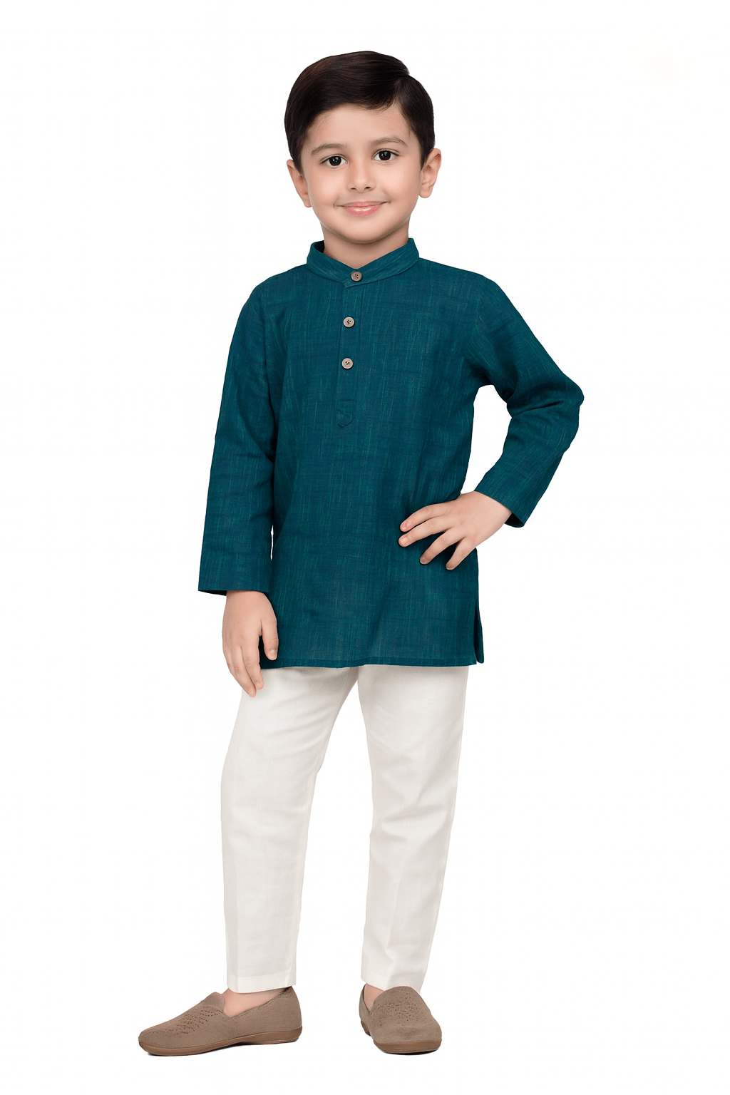 Boys Green Kurta Pajama KP050 - Prince N Princess
