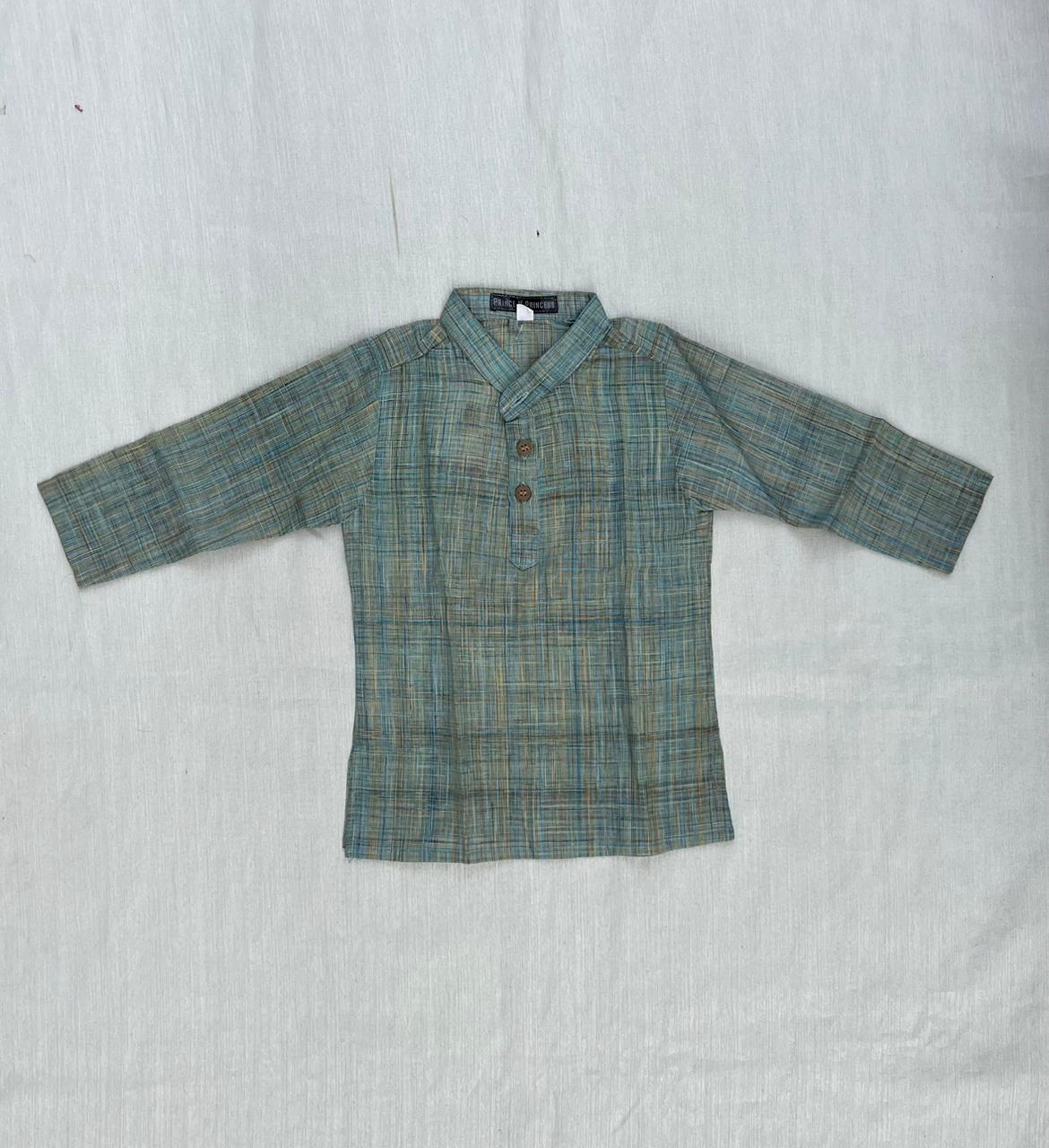 Boys Grey Kurta Pajama KP041 - Prince N Princess