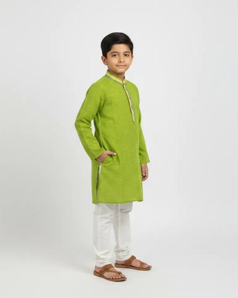 Boys Kurta Pajama in Green KP201 - Prince N Princess