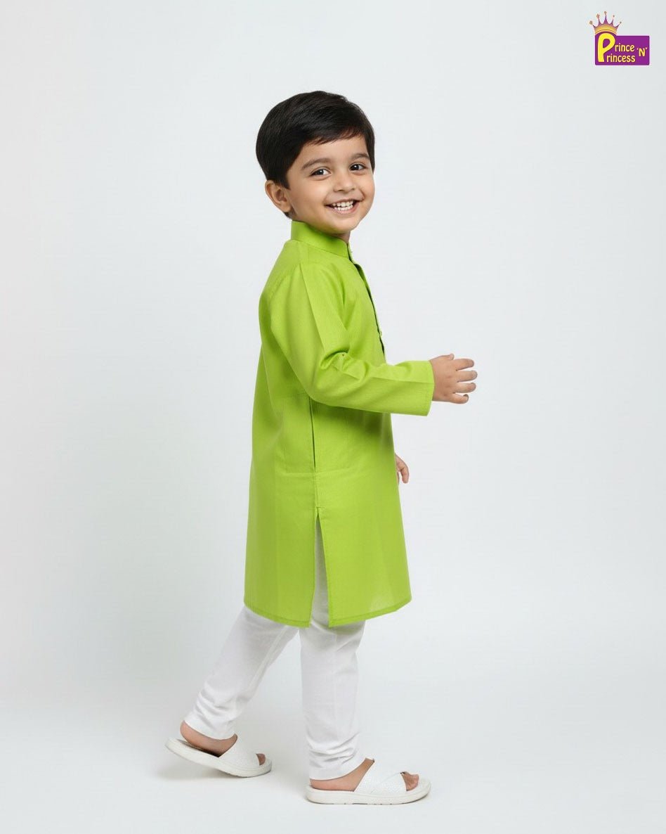 Boys Kurta Pajama in Green KP206 - Prince N Princess