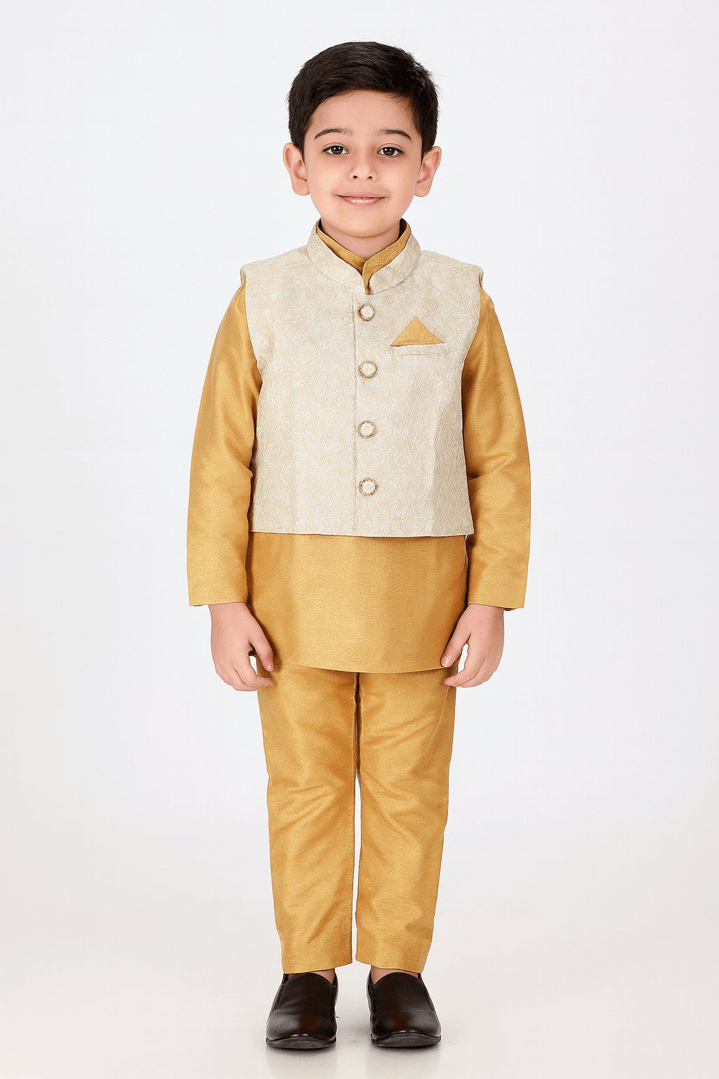 Boys Sandal Overcoat Sherwani KP135 - Prince N Princess