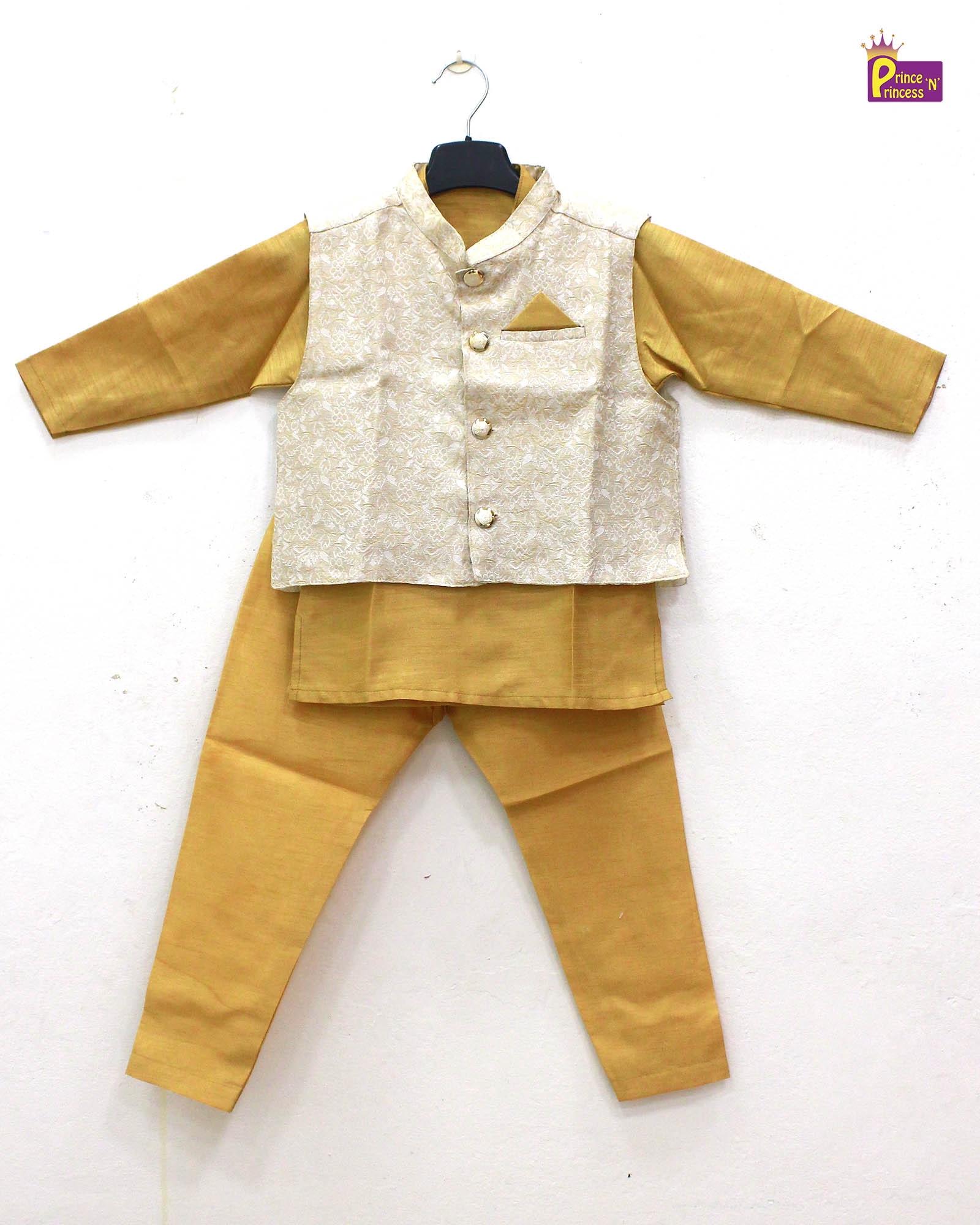 Boys Sandal Overcoat Sherwani KP135 - Prince N Princess