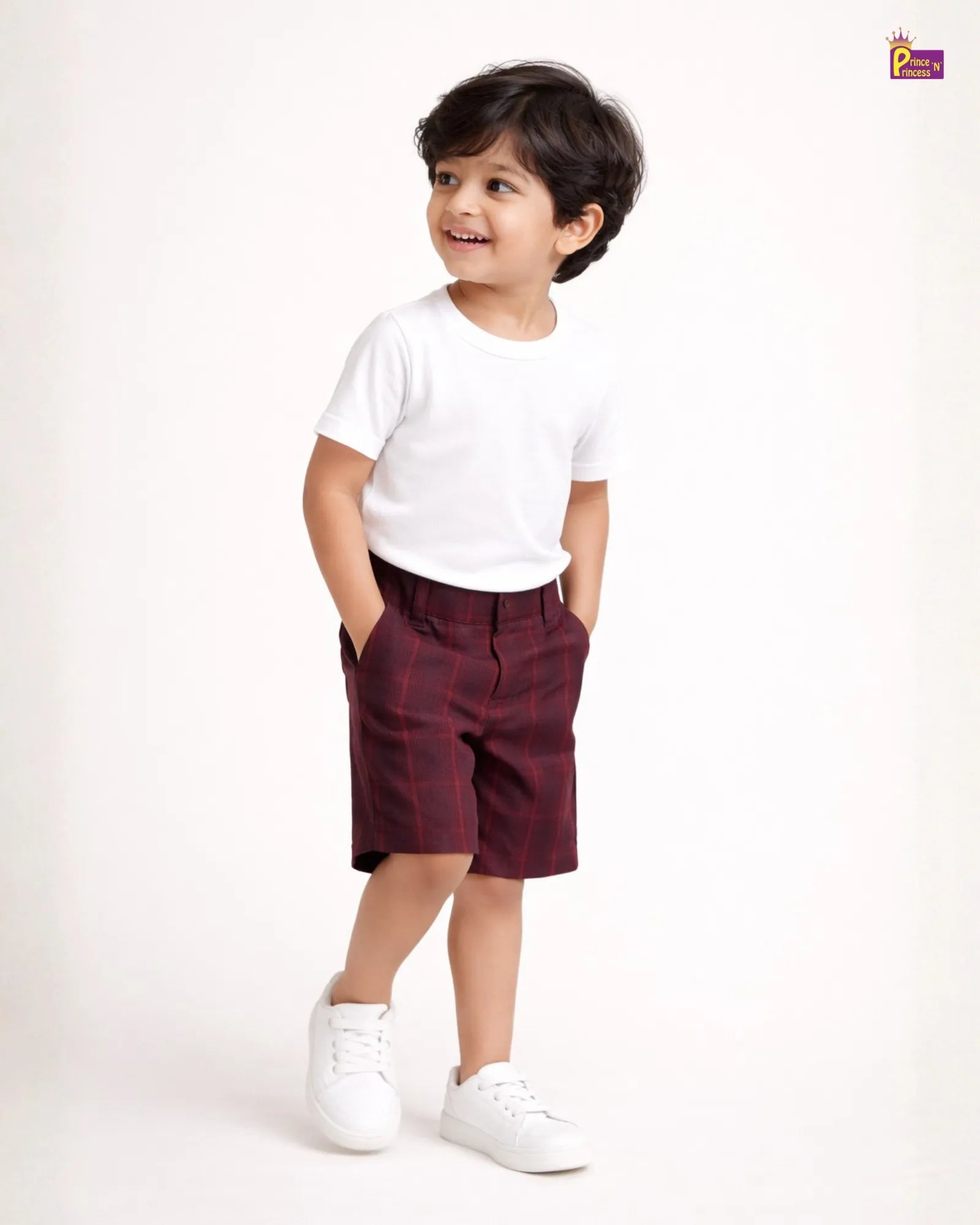 Boys Shorts - Kids Whine Shorts for Casual Wear PT042 for kids festival wear