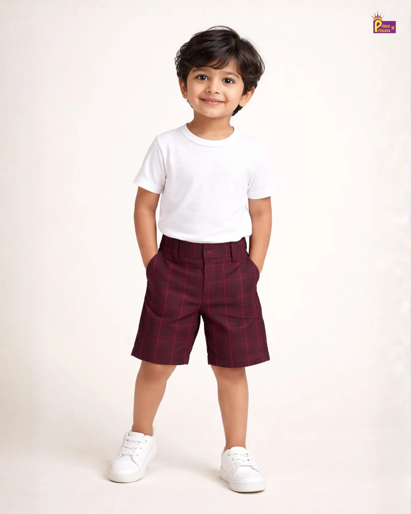 Boys Shorts - Kids Whine Shorts for Casual Wear PT042 for kids festival wear