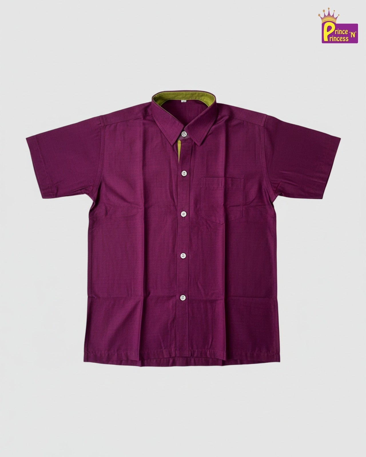 Boys South India Whine Shirt Dhoti SD108 - Prince N Princess