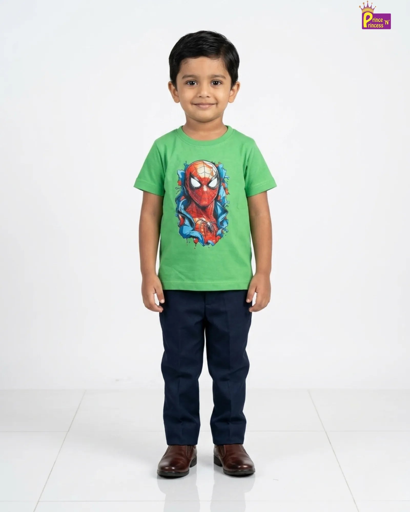 Boys Spider man T-Shirt | Kids Casual Summer Outfit TS190 for kids festival wear