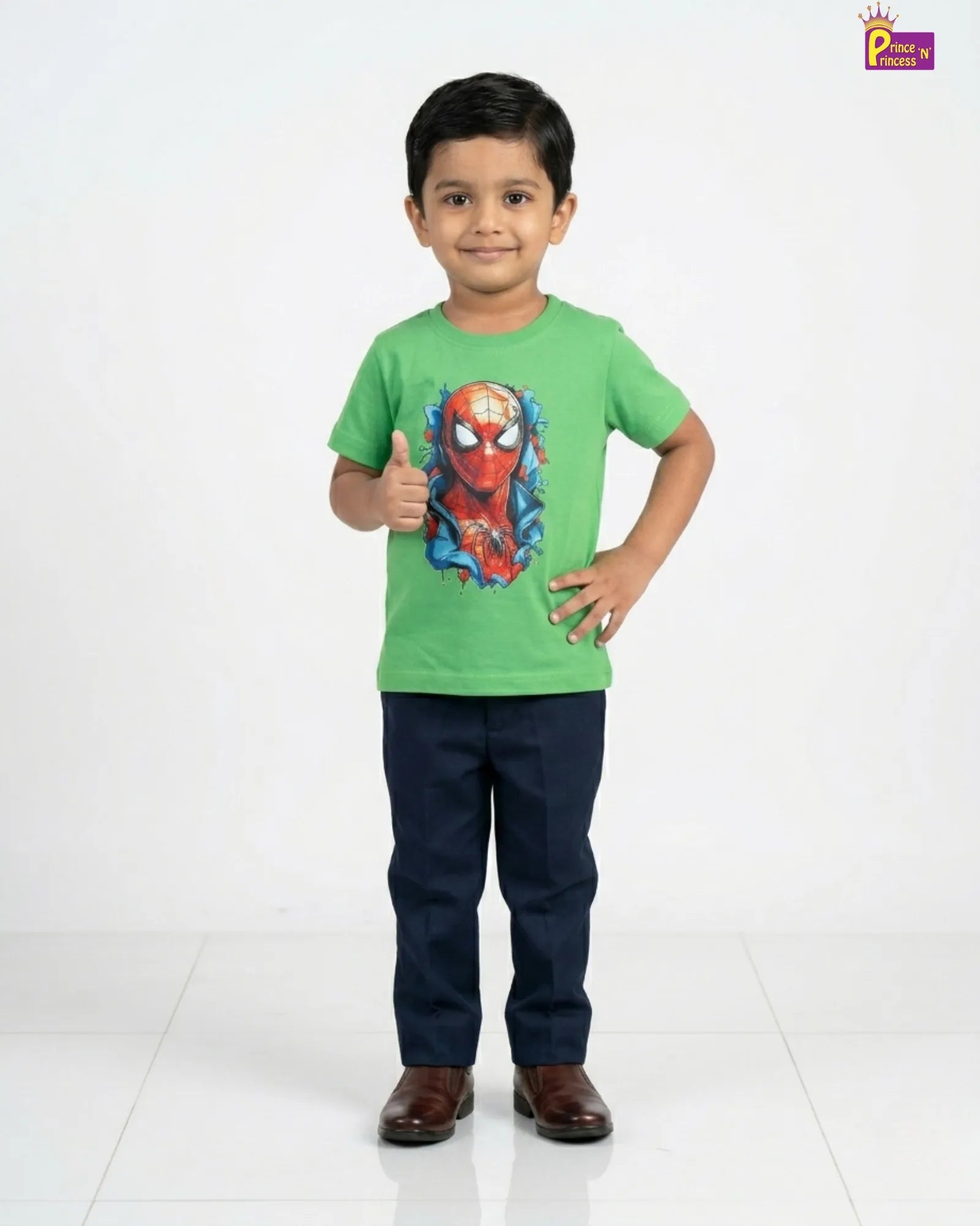 Boys Spider man T-Shirt | Kids Casual Summer Outfit TS190 for kids festival wear