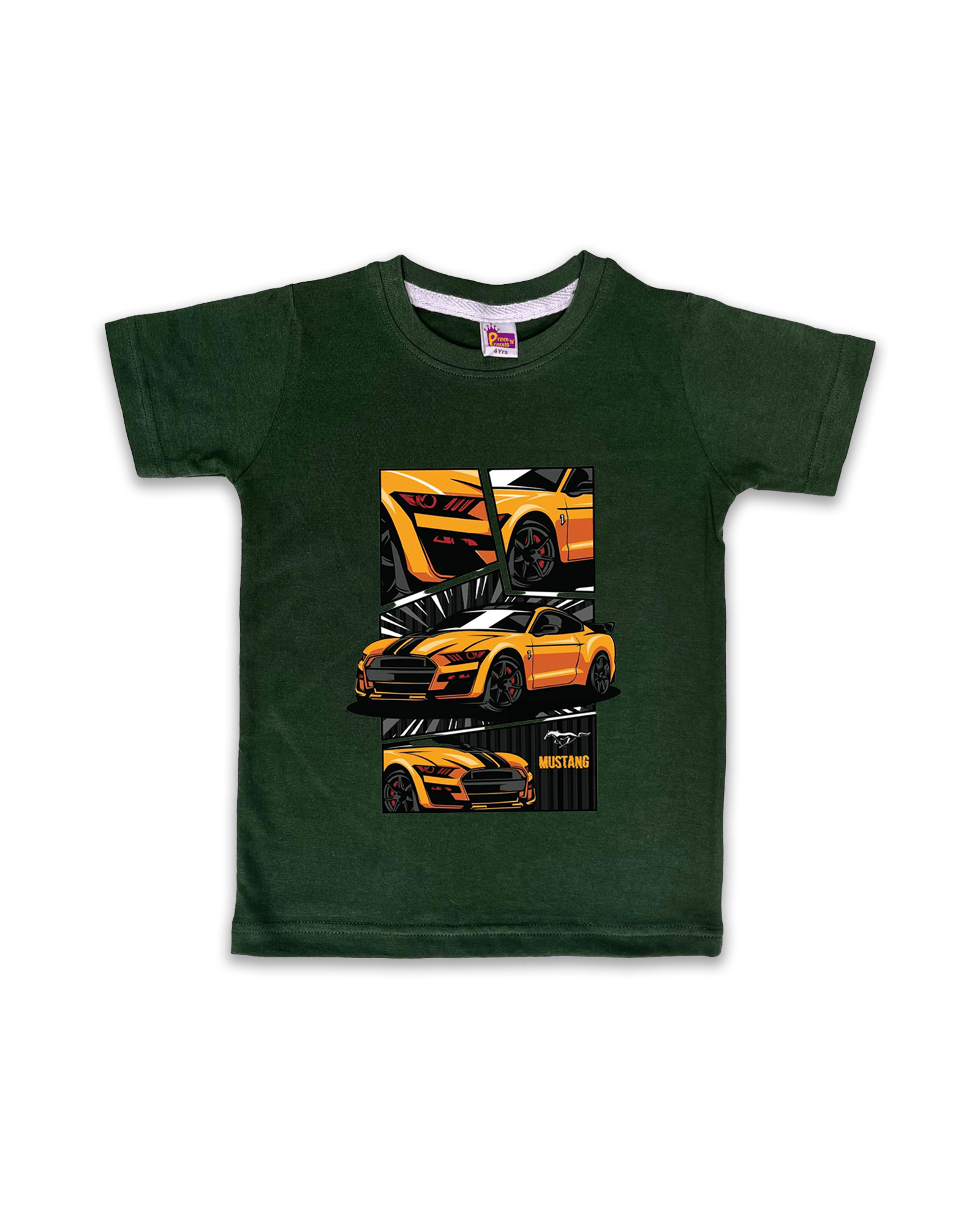 Boys T-Shirts Half Sleeve (Melange) FTS045 - Prince N Princess